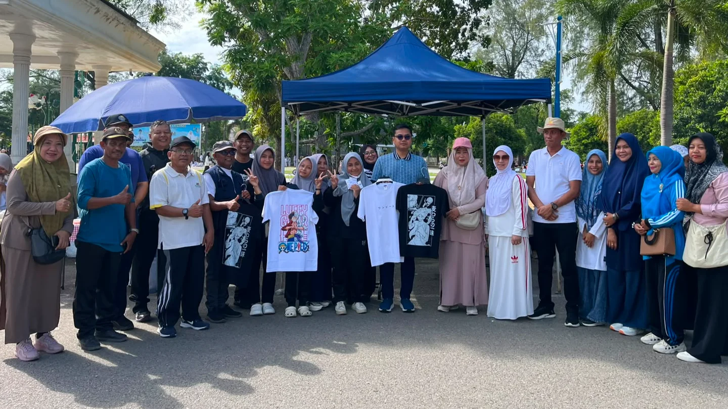 SMK Negeri 1 Langsa Luncurkan Produk Unggulan di Car Free Day, Raih Apresiasi Wali Kota dan Kepala Cabang Dinas Pendidikan Wilayah Langsa
